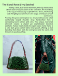 The Coral Rose & Ivy Satchel Bag