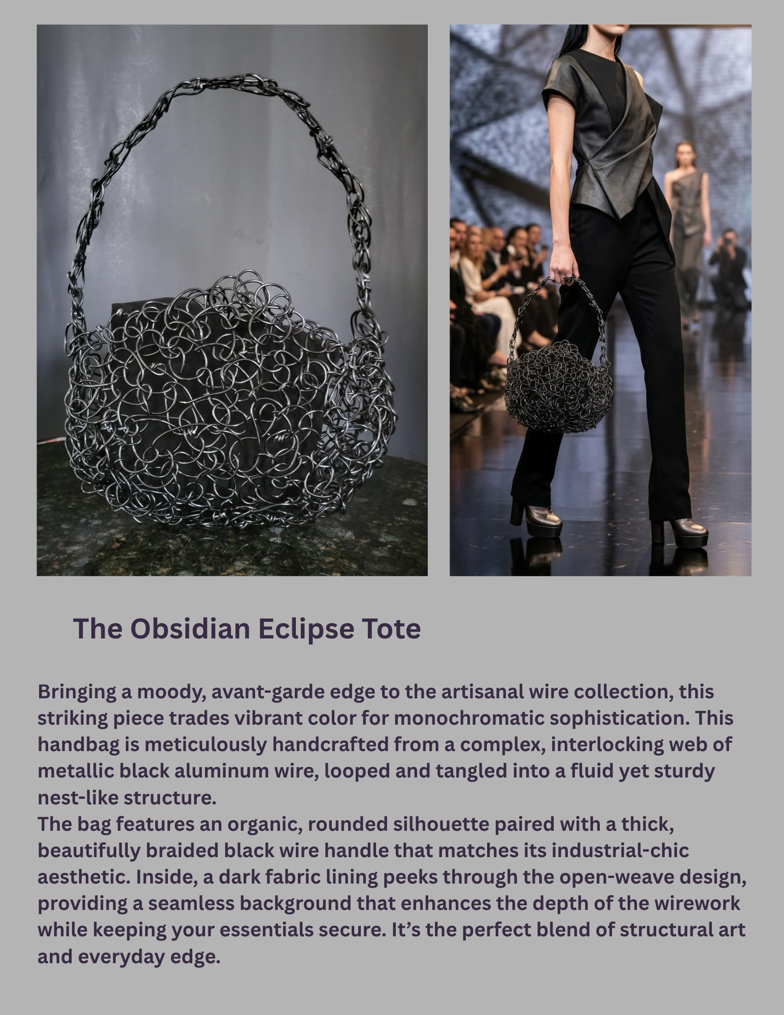 The Obsidian Eclipse Tote Bag