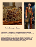 The Golden Aura Clutch Bag
