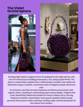 Tge Violet Orchid Sphere Bag
