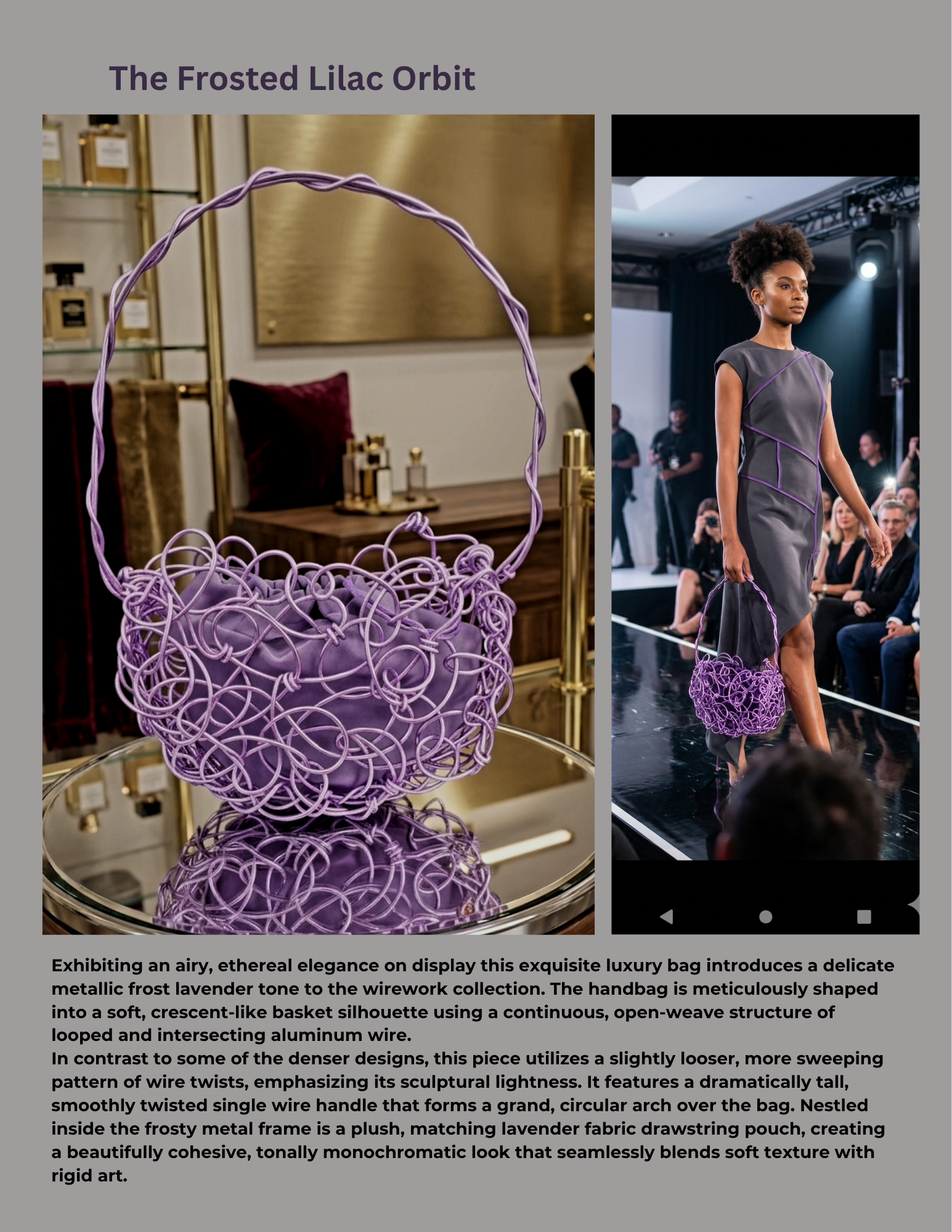The Frosted Lilac Orbit Bag
